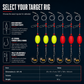 ⏳Time-Limited Special⏰Pre-Tied Surf Fishing Rigs: High-Buoyancy Floats, Forged Circle Hooks, 90lb Leader, Ready to Use