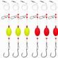 ⏳Time-Limited Special⏰Pre-Tied Surf Fishing Rigs: High-Buoyancy Floats, Forged Circle Hooks, 90lb Leader, Ready to Use