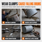 ⏳Time-Limited Special⏰Heavy Duty Oil Drum Lifting Clamp Forklift and Crane Drum Lifter for Steel Metal Drums Die Forged Drum Handling Tool