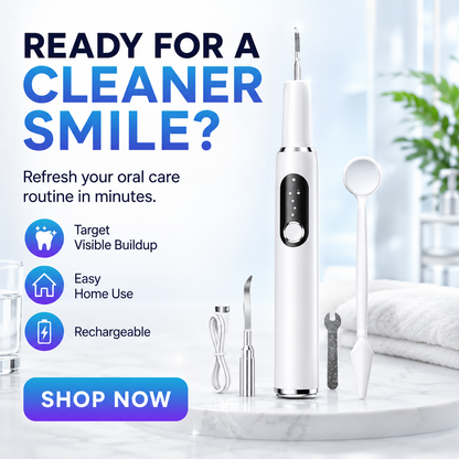 ⏳Time-Limited Special⏰Portable Ultrasonic Teeth Cleaner and Tartar Remover Set