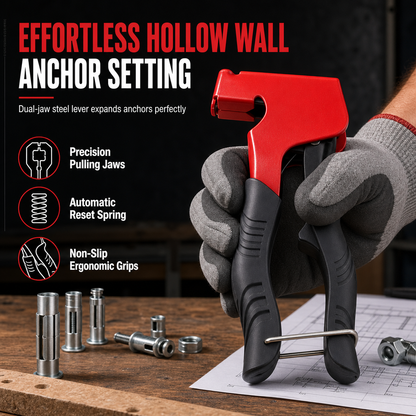 ⏳Time-Limited Special⏰Manual Rivet Nut Gun and Petal Nut Tightening Tool for M3-M8 Hollow Wall Anchors⚒️