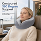 ⏳Time-Limited Special⏰U-Shaped Memory Foam Travel Neck Pillow – Cooling Ice Silk Cover, Magnetic Buckle & 360° Ergonomic Neck Support for Maximum Comfort on Planes, Trains and at the Office ✨🛫