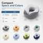 ⏳Time-Limited Special⏰U-Shaped Memory Foam Travel Neck Pillow – Cooling Ice Silk Cover, Magnetic Buckle & 360° Ergonomic Neck Support for Maximum Comfort on Planes, Trains and at the Office ✨🛫