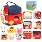 ⏳Time-Limited Special⏰Interactive Plush Farm House Toy Set for Kids🐥 – Soft Farm Animal Playhouse for Early Learning, Pretend Play & Gift Fun👶