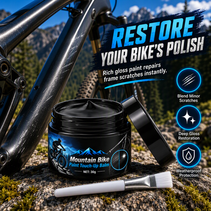 ⏳Time-Limited Special⏰Bicycle Frame Paint Touch-Up Paste with Brush for Mountain Bike Scratch and Wear Repair