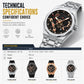 ⏳Time-Limited Special⏰Men's Sport Quartz Watch – Mechanical Style Luminous Hands, Date Calendar & Water Resistance, Stylish Wristwatch for Daily, Gym & Outdoor Wear ⌚