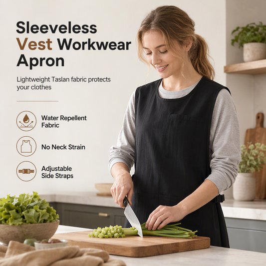 ⏳Time-Limited Special⏰Water-Resistant Kitchen Vest Apron | 5 Colors🧑‍🍳