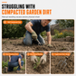 🌱 50% OFF NOW! 🔋 Cordless Mini Tiller – 21V Lithium Battery, Manganese Steel Blades & Ergonomic Grip – Portable Garden Soil Loosener & Weeder 🏡
