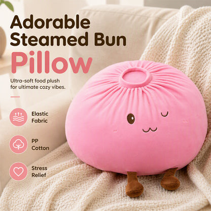 ⏳Time-Limited Special⏰Cute Bao Bun Plush Pillow