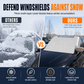 ⏳Time-Limited Special⏰Thickened Magnetic Car Windshield Snow Cover Winter Front Windshield Half Cover for Sedans and SUVs