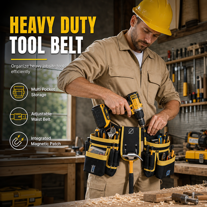 ⏳Time-Limited Special⏰Adjustable Tool Waist Bag – Multi-pocket & hands-free carry ✨