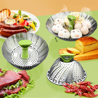 ⏳Time-Limited Special⏰Stainless Steel Expandable Steamer Basket