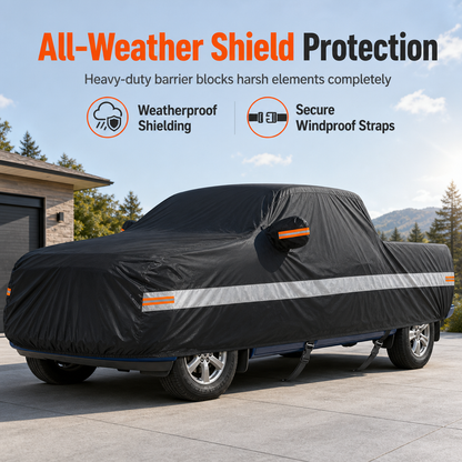 ⏳Time-Limited Special⏰190T Polyester Taffeta Outdoor Pickup Truck Cover Waterproof Sunproof Dustproof Car Cover