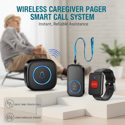 ⏳Time-Limited Special⏰Wireless Elderly Care Pager – Long-Range, One-Press, Multi-User ✨