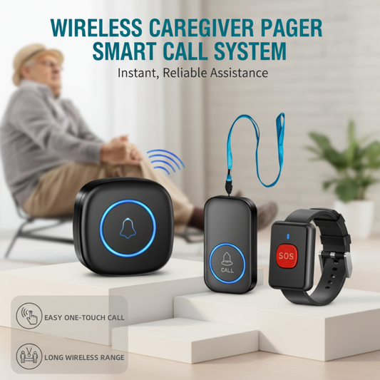 ⏳Time-Limited Special⏰Wireless Elderly Care Pager – Long-Range, One-Press, Multi-User ✨