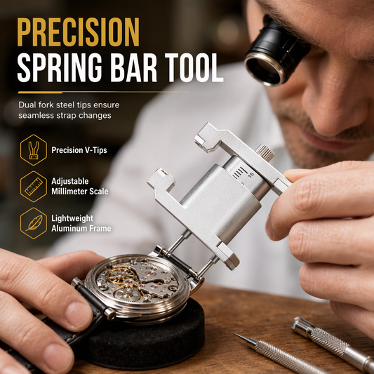 ⏳Time-Limited Special⏰Watch Repair Tool V Shaped Spring Bar Pliers and Tweezers Kit for Strap Removal