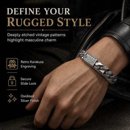 ⏳Time-Limited Special⏰Punk Arabesque Sleek Chain – Korean Fashion Couples Jewellery Gift for Boyfriend ✨💎