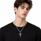⏳Time-Limited Special⏰Portrait Cross Pendant Necklace – A Timeless Unisex Piece for Everyday Wear & Thoughtful Gifting 💎✝️