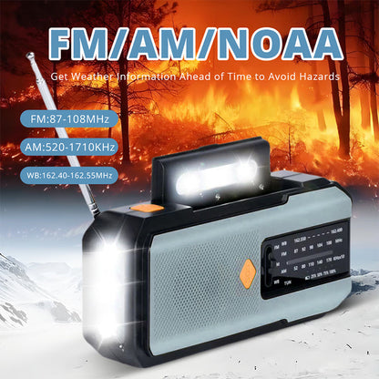 ⏳Time-Limited Special⏰Solar Hand-Crank Emergency Weather Radio – Stay Informed & Powered During Storms, Power Cuts & Off-Grid Trips ✨