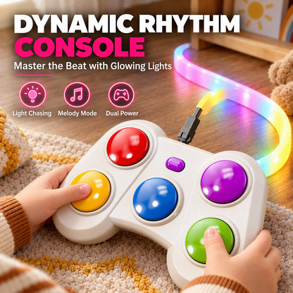 ⏳Time-Limited Special⏰Handheld Light-Up Memory Game for Kids – Musical Electronic Toy with Dual Game Modes