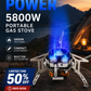 ⏳Time-Limited Special⏰Camping Gas Burner – 5800W, Piezo Ignition, Windproof 🔥