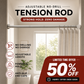 ⏳Time-Limited Special⏰Adjustable Tension Rod – no drills, no screws, no wall damage! Strong internal spring holds up to 15KG. Fits 70-292cm – perfect for showers, curtains & windows! 🏠✅