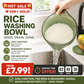 ⏳Time-Limited Special⏰Wash Rice Without Losing a Grain – Fine Mesh Colander Bowl with Handle. UK Stock